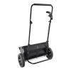 Walk-Behind Push Spreader, 50LBS Capacity, Drop Spreader with Hopper Grate, 18 in Spreading Width & 30 Settings, 10 in All Terrain Tires