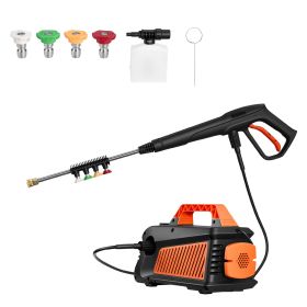 Electric Pressure Washer, 2000 Max PSI 1.59 Max GPM, Portable Power Washer with 4 Nozzles, Metal Extension Wand, Built-in Carry Handle