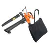Electric Leaf Blower, 12 Amp, 250 MPH, 400 CFM, 3 in 1 Handheld Blower Vacuum & Mulcher for Lawn Care