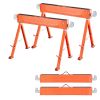 Saw Horses, 2 Pack Folding Work Horses, 1323 lbs Load Capacity Sawhorse with Heavy Duty Legs, All-Metal Portable Saw Horse with Non-Slip Foot Pads