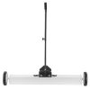 55Lbs Rolling Magnetic Sweeper with Wheels,Push-Type Magnetic Pick Up Sweeper, 36-inch Large Magnet Pickup Lawn Sweeper with Telescoping Handle