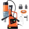 Magnetic Drill, 1550W Motor 2 in Boring Diameter, 2922 lbf Portable Electric Mag Drill Press, 0-500 RPM Variable Speed