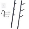 Trimmer Rack, 3 Place Weeder Trimmer Rack, Locking Trim Holder Landscape Trailer Rack Carrier Mount on Open Pickup/Trailer Enclosed Trailers, Pair
