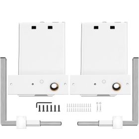 Murphy Mounting Wall Springs Mechanism Heavy Duty Support Hardware DIY Kit for Queen Twin Size Bed (Horizontal), White