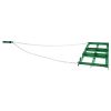 Drag Harrow, 4 ft Heavy Duty Tow Behind Drag Harrow with Adjustable Bars & 72 in Chain, Driveway Grader Landscape Rake for ATV, UTV, Tractor