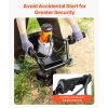 Electric Post Hole Digger, 5.71 in Auger Bit with 1500W Powerful Motor, 140 RPM Alloy Steel Earth Auger Drill Bit with 10.24 in Extension Rod