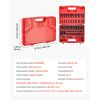 3/8 in Drive Impact Socket Set, 64 Piece, 6 Point Deep & Shallow Impact Sockets