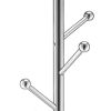 Coat Rack, Freestanding Coats Rack Stand with Stable Marble Base & 8 Hooks, Free Standing Hall Coat Tree for Entryway, Bedroom, Office, Living Room