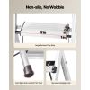 6 Step Ladder, Folding Step Stool with Wide Anti-Slip Pedal and Comfort Handgrip, 330 lbs Capacity Portable Aluminum Stepladder, Multi-Use for Kitchen