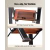 3 Step Ladder, Folding Step Stool with Wide Anti-Slip Pedal and Comfort Handgrip, Lightweight 330 lbs Capacity Portable Aluminum Plant Support