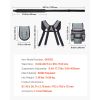 Tool Belt, 22 Pockets Tool Pouch with Suspenders for Men, Heavy Duty Adjustable Utility Belt Bag Suspenders for Electrician, Carpenter, Construction