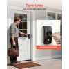Keyless Entry Door Lock, Touchpad Electronic Deadbolt with IC Card, Customizable User Codes, Keyed Entry, Auto Lock, Anti-Peeking Password, Backlit