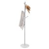 Coat Rack, Freestanding Coats Rack Stand with Stable Marble Base & 8 Hooks, Free Standing Hall Coat Tree for Entryway, Bedroom, Office, Living Room