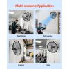 18 Inch Industrial Wall Mount Fan, High Velocity 4000 CFM Indoor Fan with 3 Speeds, Powerful Motor Garage Wall Fan with Aluminum Blades for Workshop