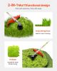 String Trimmer, 25.2CC 2-Stroke, Gas Powered Weed Wacker, 16.9" Cordless Grass Trimmer, Multi-Functional Lawn Edger with Shoulder Strap & 3T Blade