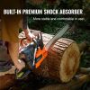 Gas Chainsaw, 52CC 18" 2.55HP, Gasoline Powered Chain Saw, Handheld Cordless Petrol Chainsaws for Tree Wood Branch Cutting, Tree Trimming