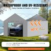 Carport Replacement Canopy Cover Side Wall 12 x 20 ft, Garage Tent Shelter Tarp Heavy-Duty Waterproof & UV Protected