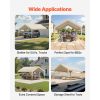 Carport Replacement Canopy, 12 x 20 ft Potable Garage Tent Top Tarp, UV-Resistant & Waterproof Car Shelter Tarp