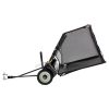 52 in Tow Behind Lawn Sweeper, 26 cu.ft. Large Yard Sweeper, Adjustable Sweeping Height, Heavy Duty Leaf & Grass Collector with Dumping Rope