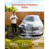 Gas Pressure Washer 3600 PSI and 2.6 Max GPM, Full Copper Pump, Spray Gun and Wand, 5 Nozzle Set, 26 ft Hose Gas Powered Pressure Washer for Cars