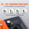 Drill Bits Sharpener, 3-20mm End Mill Grinder Sharpener, Lip Relief Angle & 95°-135° Point Angle Adjustable Drill Bit Re-Sharpener