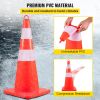 Safety Cones, 12 x 28" Traffic Cones, PVC Orange Construction Cones