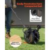Rolling Lawn Core Aerator, 16.6 in Coring Aerator Roller with Anti-Clog Tines, Heavy Duty & Rust-Resistant
