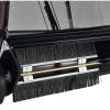52 in Tow Behind Lawn Sweeper, 26 cu.ft. Large Yard Sweeper, Adjustable Sweeping Height, Heavy Duty Leaf & Grass Collector with Dumping Rope