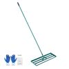 Lawn Leveling Rake, 36"x10" Level Lawn Tool, Heavy-duty Lawn Leveler with 78" Steel Extended Handle, Yard Leveling Rake Suit for Garden, Golf Lawn