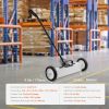 45Lbs Rolling Magnetic Sweeper with Wheels, Push-Type Magnetic Pick Up Sweeper, 18-inch Large Magnet Pickup Lawn Sweeper