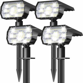 Solar Lawn Lights Courtyard Lights Outdoor Waterproof 4 (Option: 4Pcs)